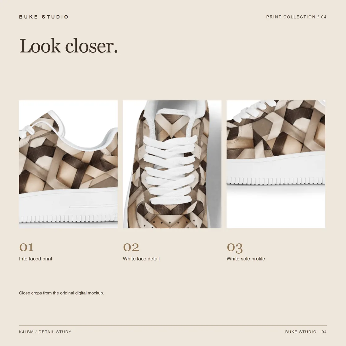 Champagne Weave — Exact detail crops