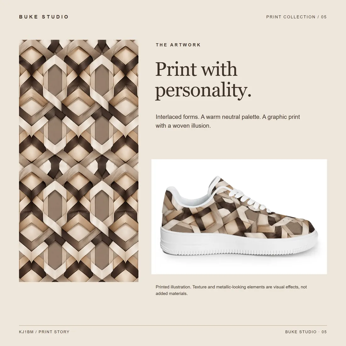 Champagne Weave — Print story