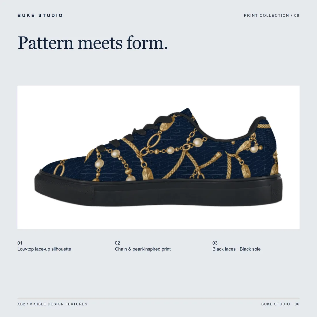 Midnight Chain — Shape and finish